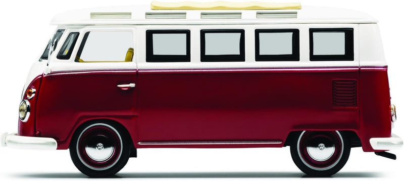 Original Volkswagen Modellauto T1 Samba Bus Rot/Cream 1:43