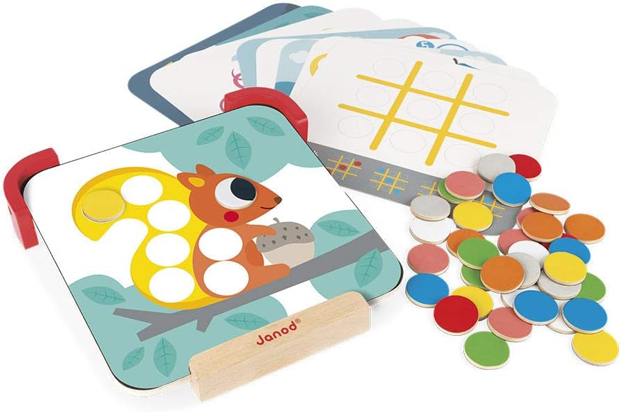 Janod - I Learn Colours - Magnetic Educational Toy - For children fom the Age of 2, J05321