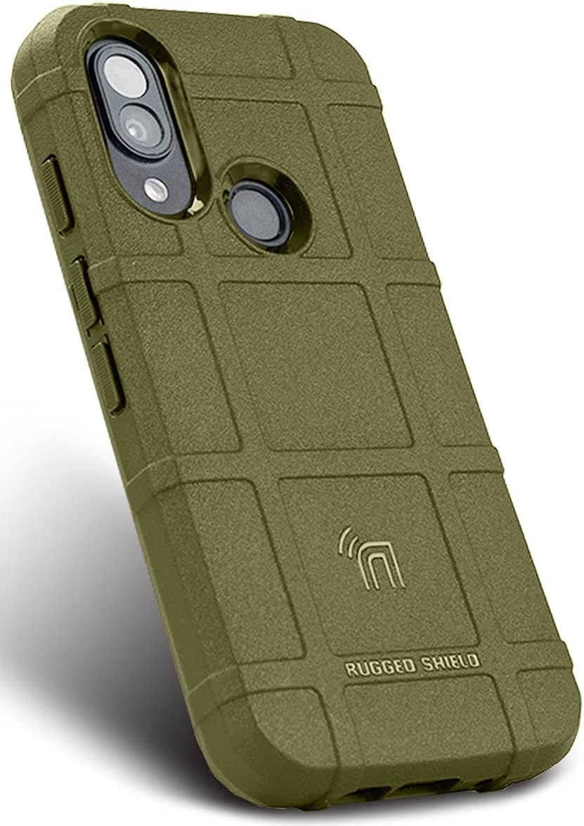 Nakedcellphone Special Ops Tactical Armor Rugged Shield Schutzhülle für CAT S62 PRO Smartphone, Anti