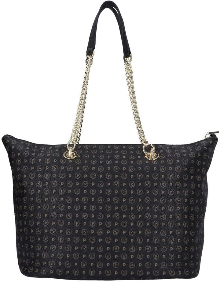 Pollini TE8410PP02Q1100A Tragetasche Damen Synthetisch Einheitsgrösse Schwarz, Einheitsgröß
