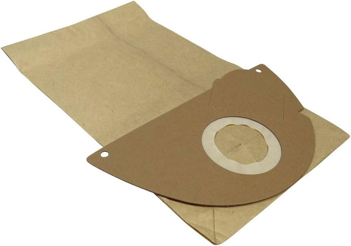 30 Industrie- Baustellen- Gewerbe- Heavy Papier Staubsaugerbeutel kompatibel für Kärcher 6.904-167,