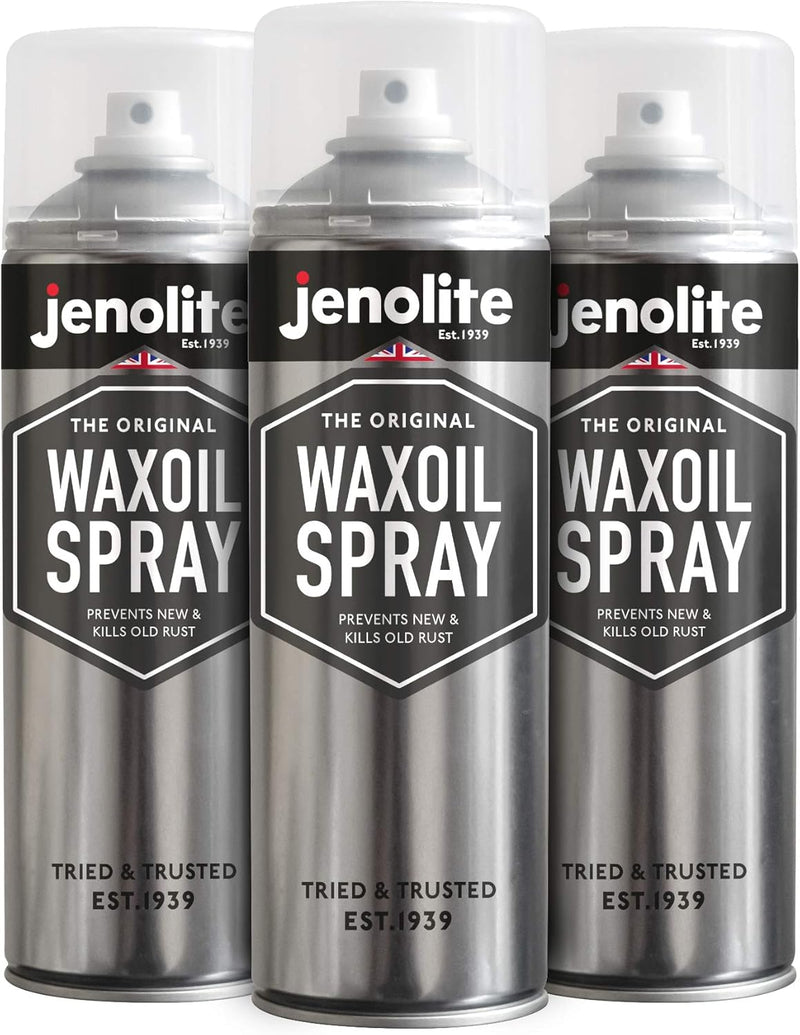 JENOLITE Waxoil | Sprühwachs zum Schutz vor Rost und Korrosion | Unterbodenschutz Wachs Spray | Tran