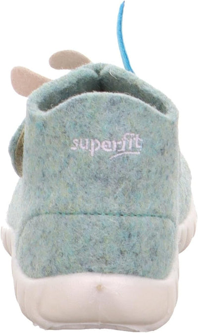 Superfit HAPPY 500295 Mädchen Hohe Hausschuhe, 27 EU Hellgr&#xFC;n 7010