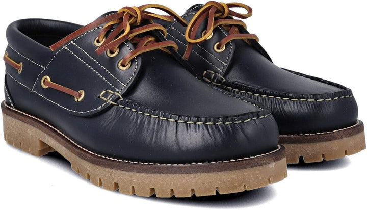 PAYMA - Herren Damen Kinder Bootsschuhe Segelschuhe Mokassins aus Seahorse Geölt Leder 3 Eye Classic
