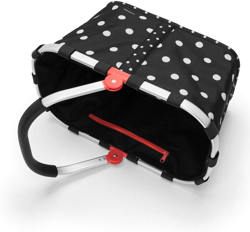 reisenthel carrybag Mixed Dots - Stabiler Einkaufskorb mit viel Stauraum und praktischer Innentasche