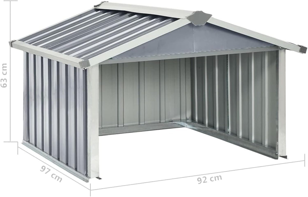 Tidyard Rasenmähroboter Rasenmäher Rasenmäher-Garage Mähroboter 92 x 97 x 63 cm (B x T x H) Mährobot