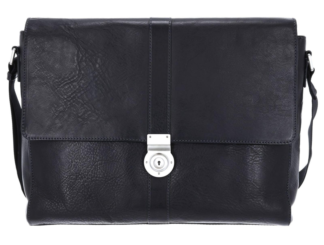 Leonhard Heyden Bergamo Messenger Bag L Black