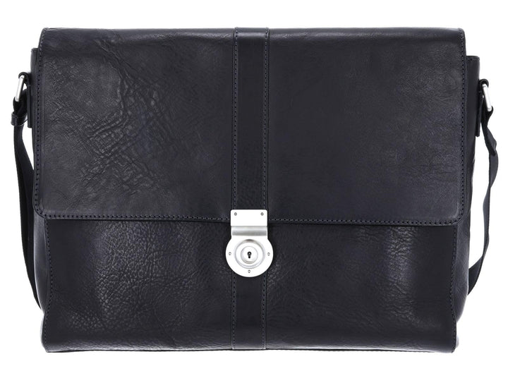 Leonhard Heyden Bergamo Messenger Bag L Black