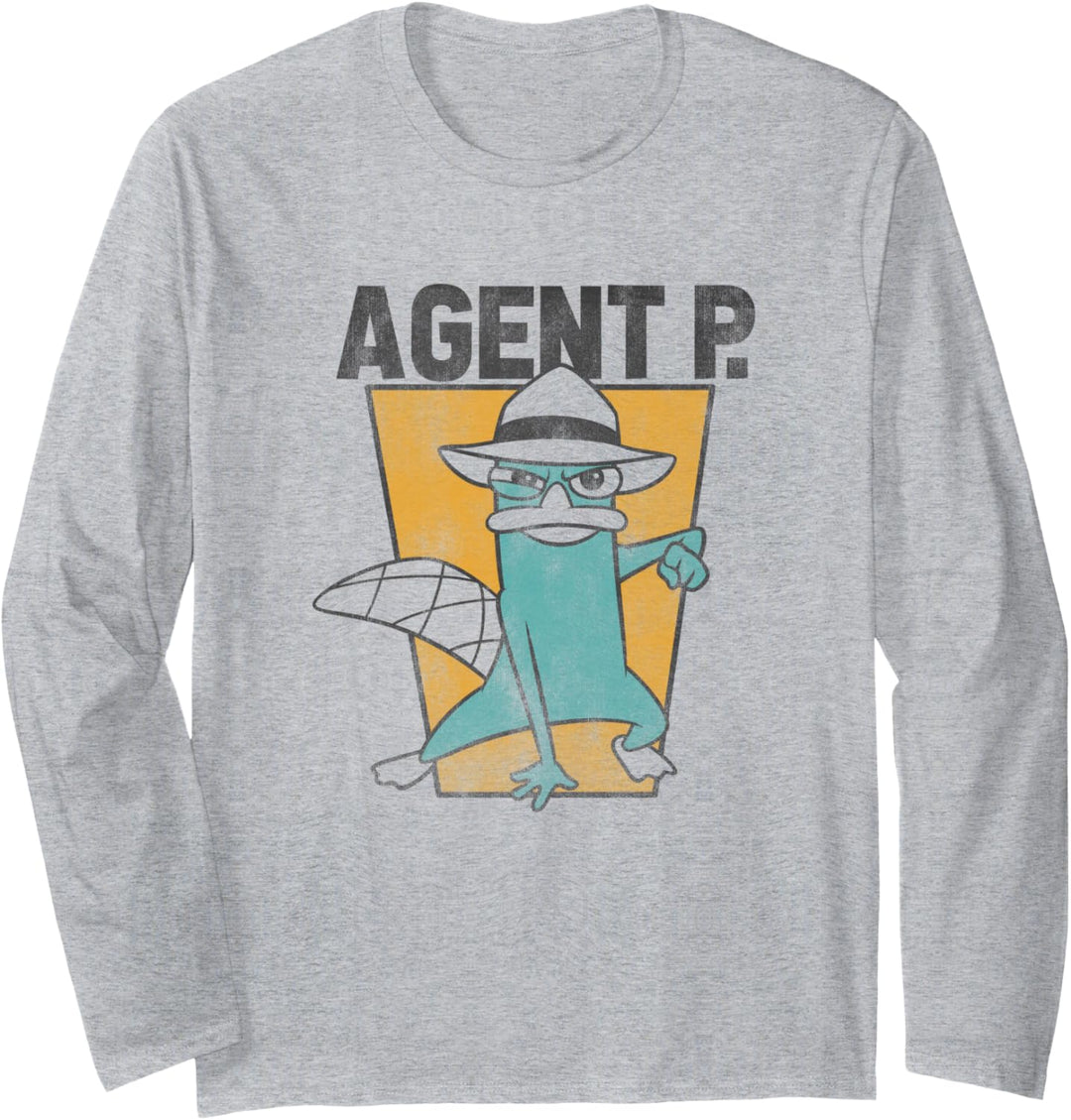 Disney Phineas und Ferb Agent P Poster Langarmshirt