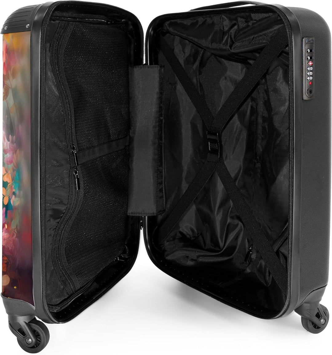 NoBoringSuitcases.com® Kinderkoffer Koffer Mädchen Trolley Handgepäck Hartschalenkoffer Klein Gesche