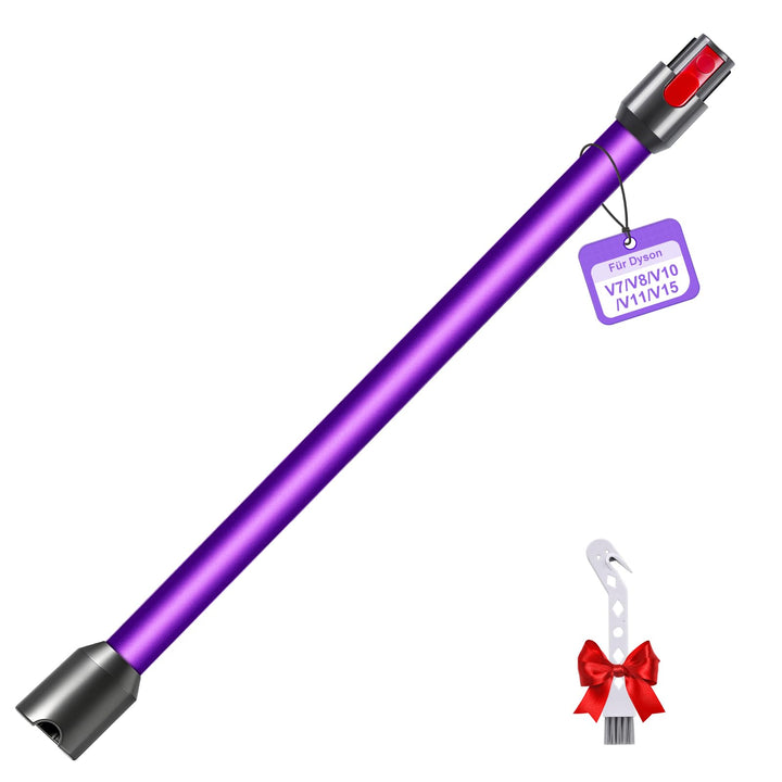 72cm Verlängerungsrohr +Weisser Gänsekopfpinsel,Kompatibel mit Dyson V7 V8 V10 V11 V15, Schnellwechs