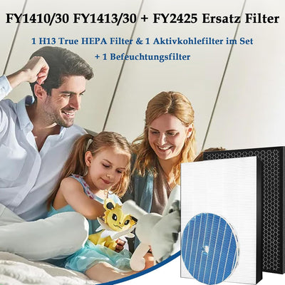 FY1410 FY1413 FY2425 Ersatzfilter für Philips Series 2000 & 2000i AC2729/10 2-in-1 Luftreiniger und