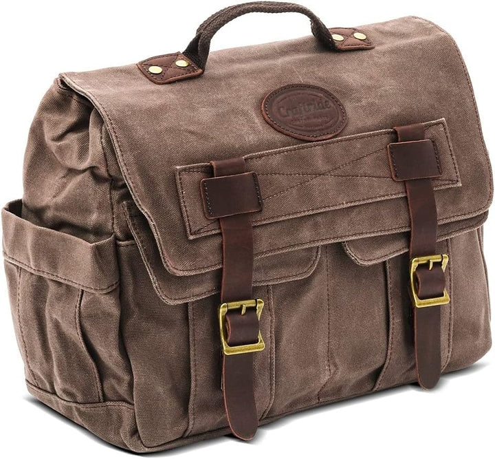 2X Seitentasche für Royal Enfield Classic 500 / Meteor 350 CV1 braun