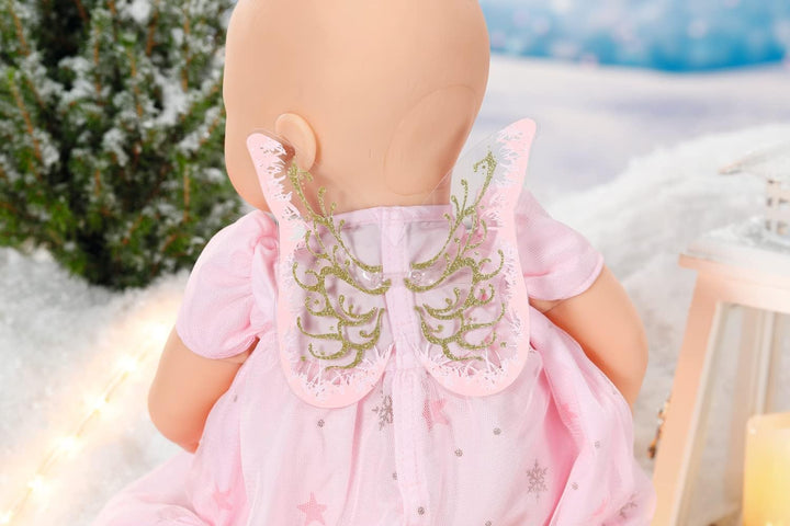 Baby Annabell Weihnachtskleid, Puppenkleid mit Flügeln und Haareif, für Puppen in 43 cm 707241 Zapf