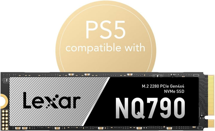 Lexar NQ790 M.2 SSD 2TB NVMe SSD Interne SSD 2TB, PCIe 4.0 Gen4x4, 7000 MB/s Lesen, 6000 MB/s Schrei