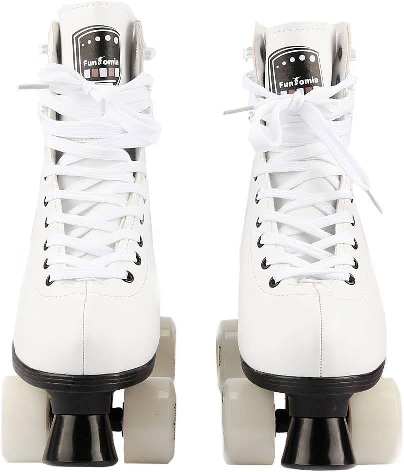 Rollschuhe/Discoroller in Grössen 30-44 - Rollerskates Disco Roller Skate Indoor Outdoor 36 Weiss, 3