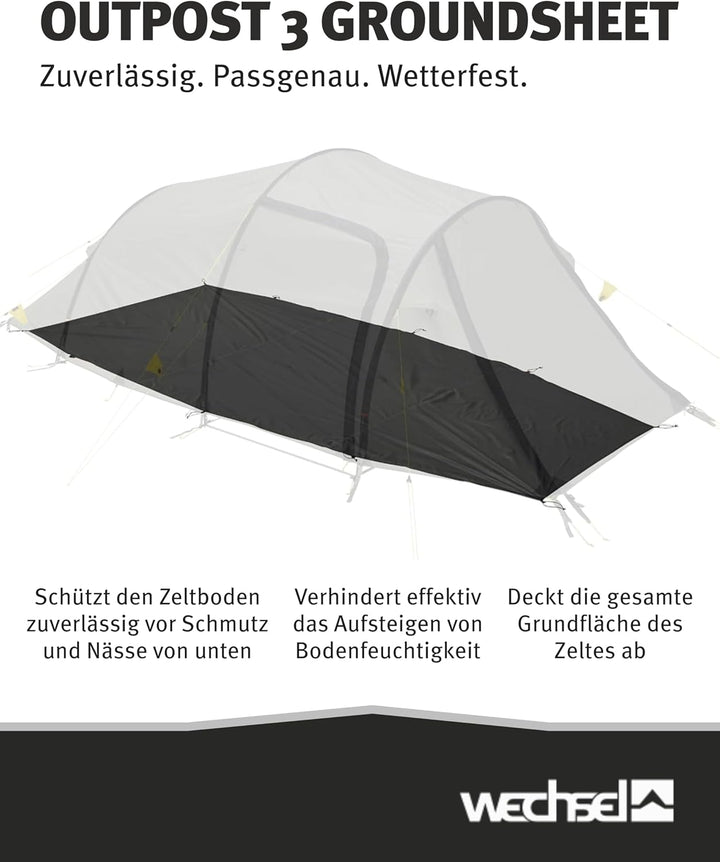 Wechsel Tents Groundsheet - Zusätzlicher Zeltboden passgenau für unsere Zelt Modelle Groundsheet Out
