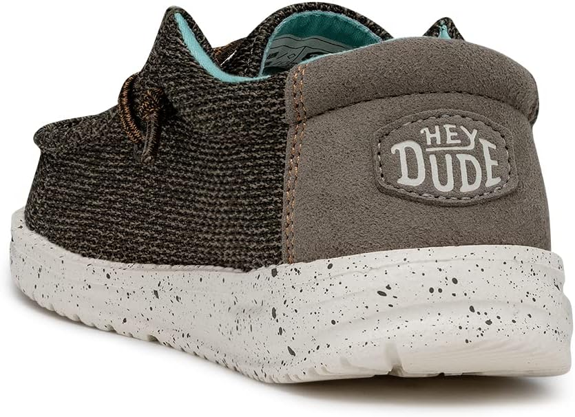 Hey Dude - Wally Sox Stitch Herren - Slip on Schuhe - Herren Loafers, Black White 31 EU Musk, 31 EU