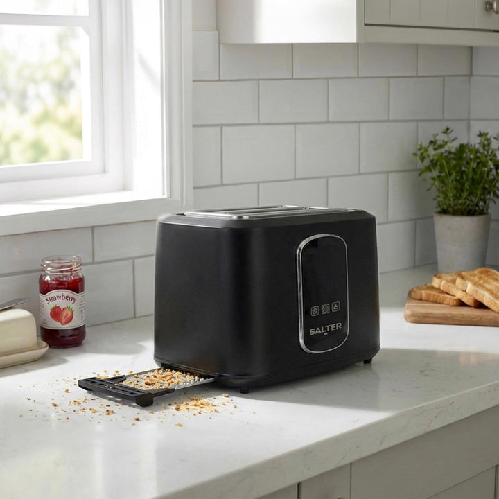 Salter Toast Rite 2-Scheiben Digitaler Toaster mit LED-Touch-Display – Präzise Bräunungssteuerung, i