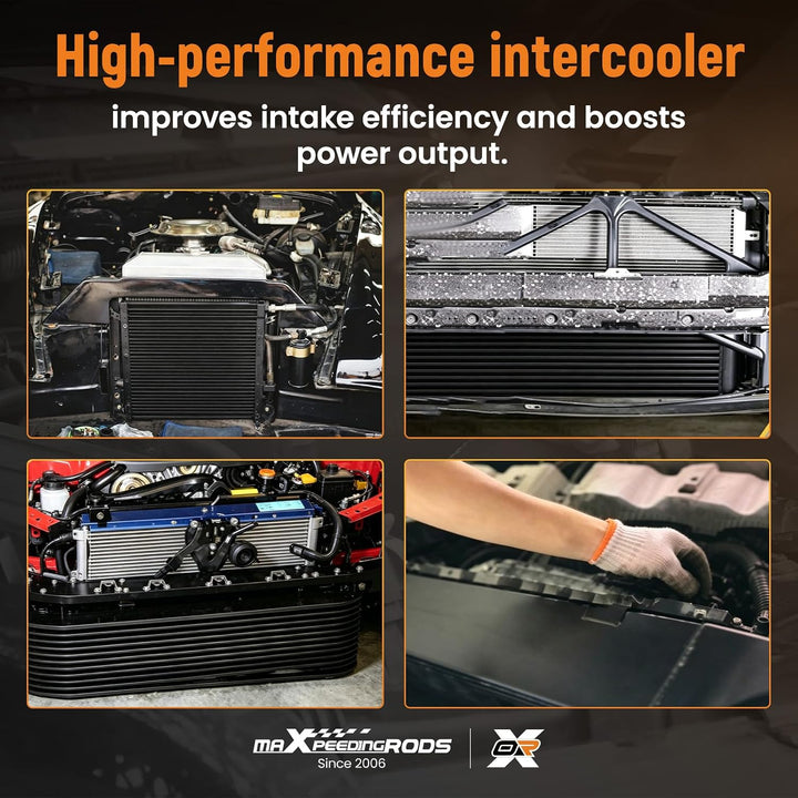 maXpeedingrods Intercooler Ladeluftkühler für 3er E90 E93 E92 E91 325d 330d 335d LLK Aluminiumlegier
