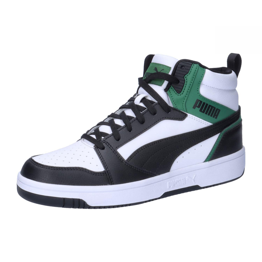 Puma Unisex Rebound V6Sneaker 44 EU Puma White Puma Black Vine, 44 EU Puma White Puma Black Vine