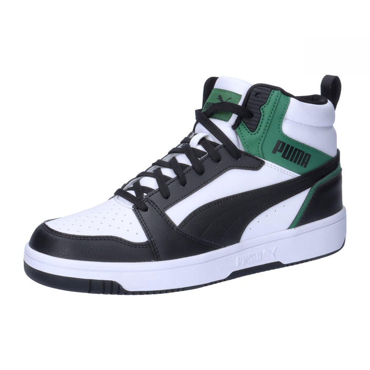 Puma Unisex Rebound V6Sneaker 44 EU Puma White Puma Black Vine, 44 EU Puma White Puma Black Vine