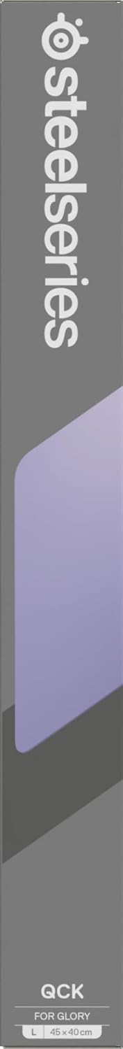 SteelSeries QcK Mauspad (Gross) – Lavendel – Anti-Rutsch-Gummierung auf der Unterseite – Bestes Trac
