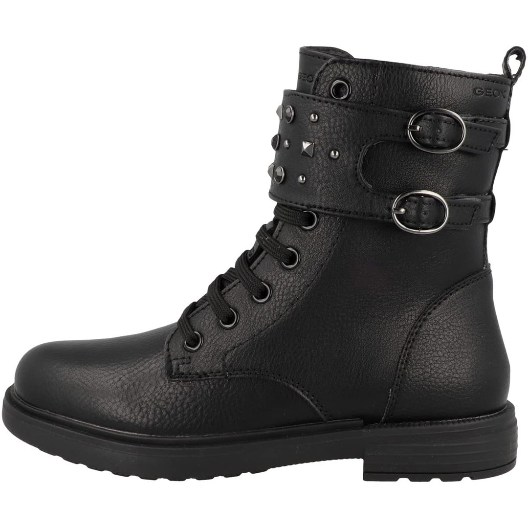 Geox Mädchen J Eclair Girl D Stiefeletten 28 EU Schwarz, 28 EU Schwarz
