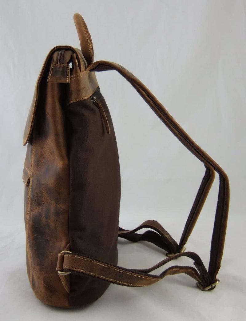 Greenburry Vintage Rucksack Leder 40 cm Laptopfach