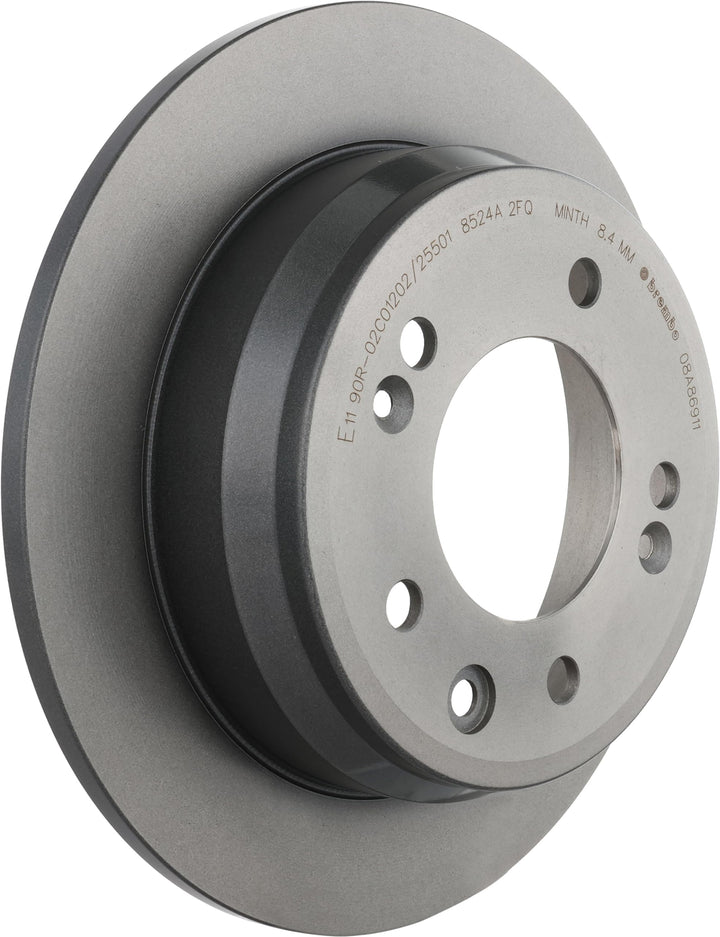 Brembo 08.A869.11 Hintere Bremsscheibe mit UV Lackierung, Anzahl 2