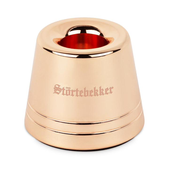 Störtebekker® Premium Rasierständer "Hamburg" aus Edelstahl in Rosé-Gold - geeignet für (Störtebekke