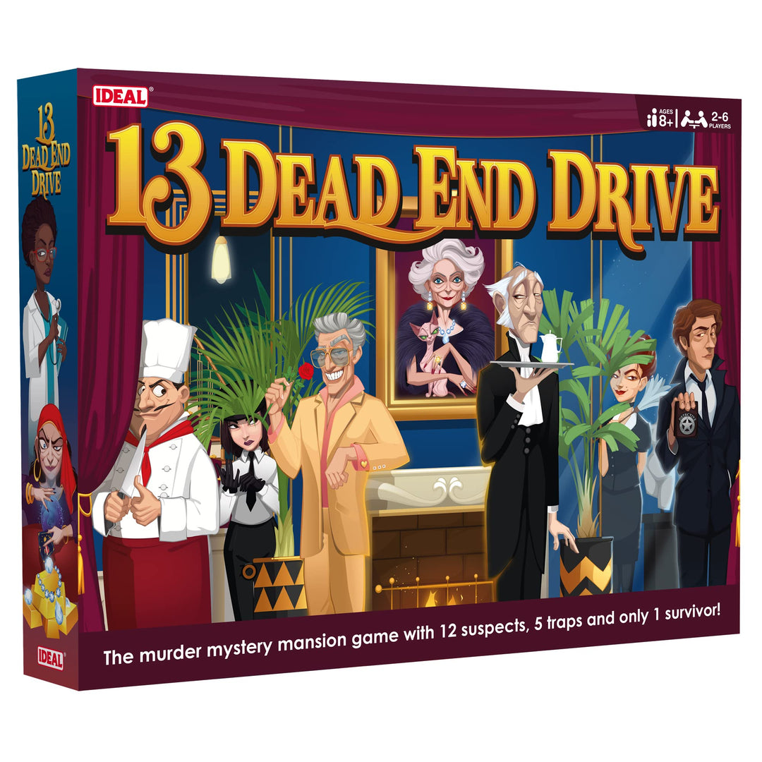 IDEAL | 13 Dead End: Das Mordgeheimnis-Herrenhaus Spiel mit 12 Verdächtigen, 5 Fallen und nur 1 Über