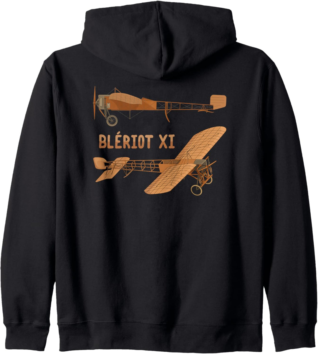Blériot XI Französische Luftfahrt Pionier Ära Flugzeug Kapuzenjacke