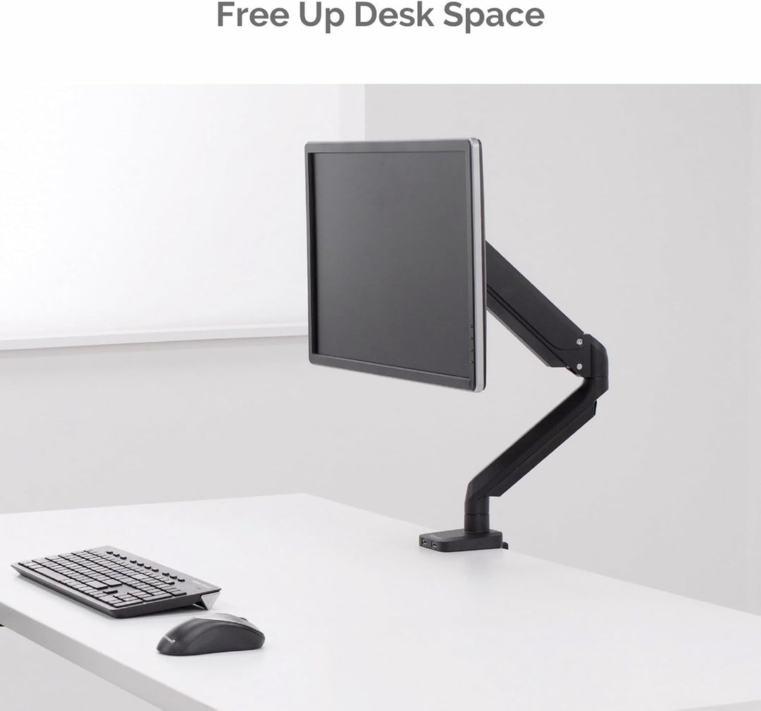 Fellowes Monitor Halterung für 1 Bildschirm bis 32 Zoll (81,28 cm) - Platinum Series Monitor Arm mit