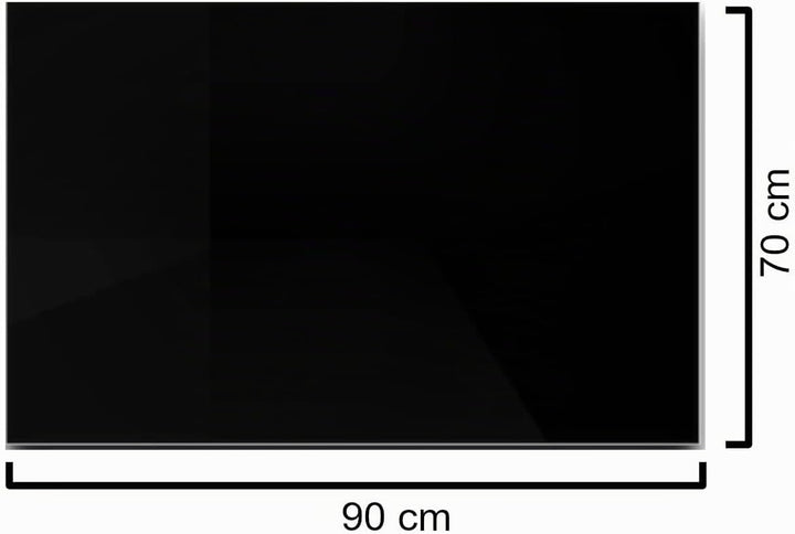 Euro Tische Glasplatte für Kaminofen und Tischplatte in 90x70cm Facettenschliff, Schutzplatte mit 6m