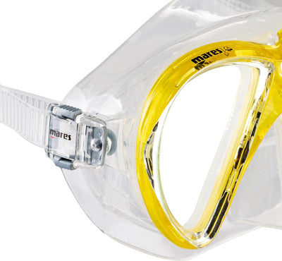 Mares Erwachsene Maske plus Schnorchel plus Flosse Set X-One Marea L-XL Weiss/Lime, L-XL Weiss/Lime