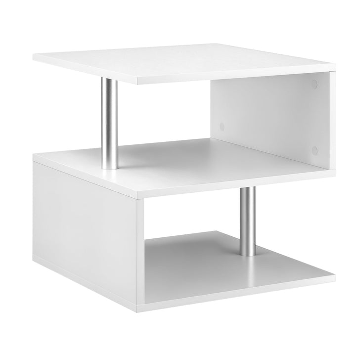 HOMCOM Couchtisch Beistelltisch Kaffeetisch Teetisch Wohnzimmertisch Holzmaserung E1 Spanplatte Meta