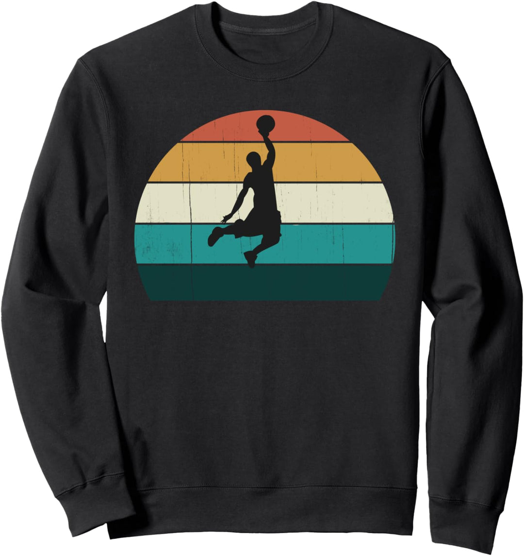 Retro Basketball Player - Vintage Spielball / coole Geschenk Sweatshirt
