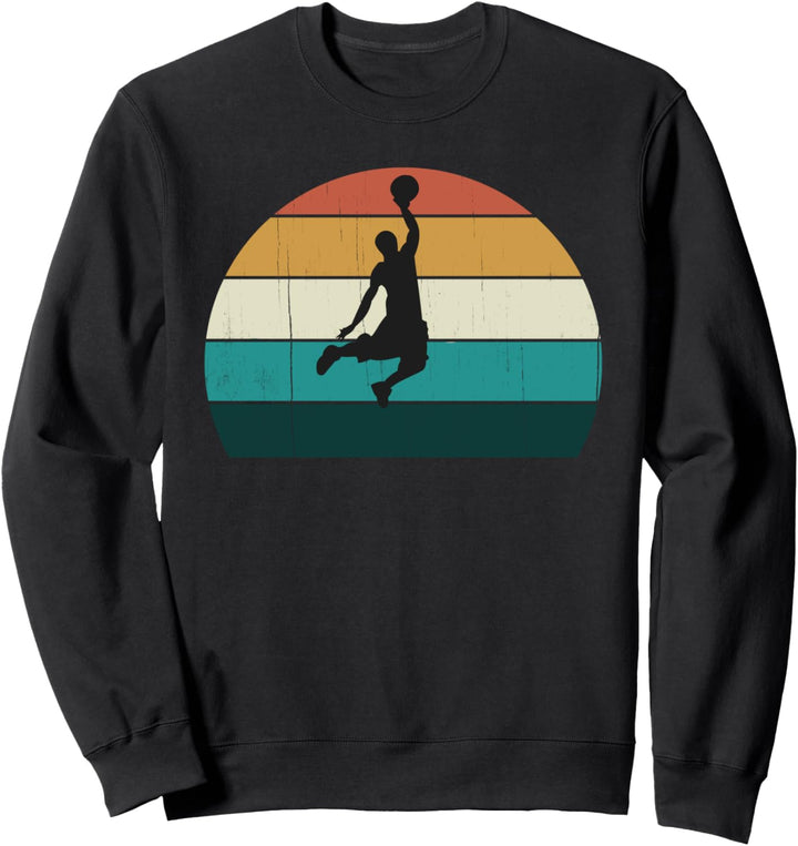 Retro Basketball Player - Vintage Spielball / coole Geschenk Sweatshirt