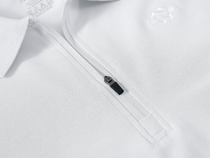 MoFiz Damen Poloshirt Langarm Baumwolle Polohemd Sport Polo Wintershirts mit Reissverschluss Kragen