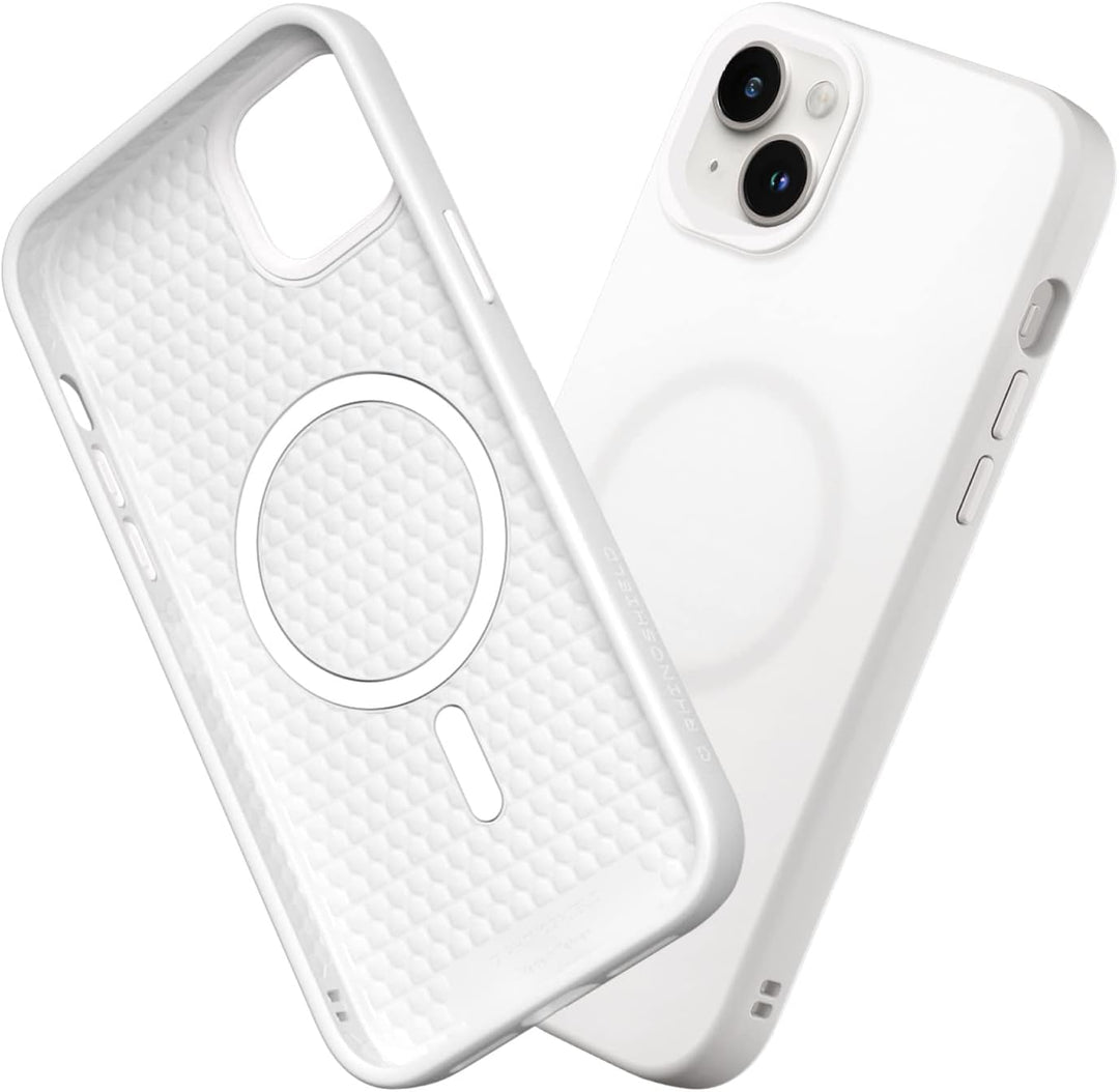 RhinoShield Case kompatibel mit [iPhone 14 Plus] | SolidSuit - MagSafe-kompatibel -Stossdämpfende &