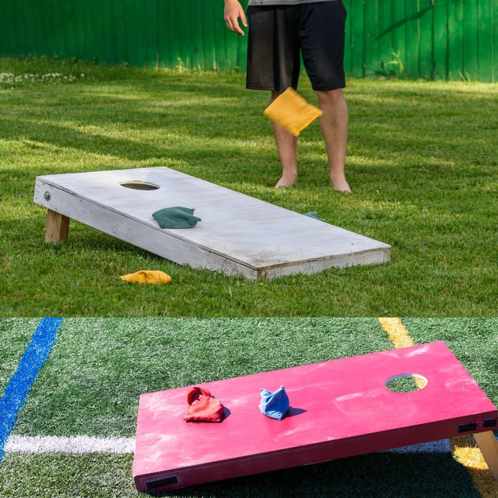 DOCTOR SPORT │ Original Cornhole Bean Bags (8-teilig) │ 15 x 15 cm │ 400 g │ Aus Bester Verarbeitung