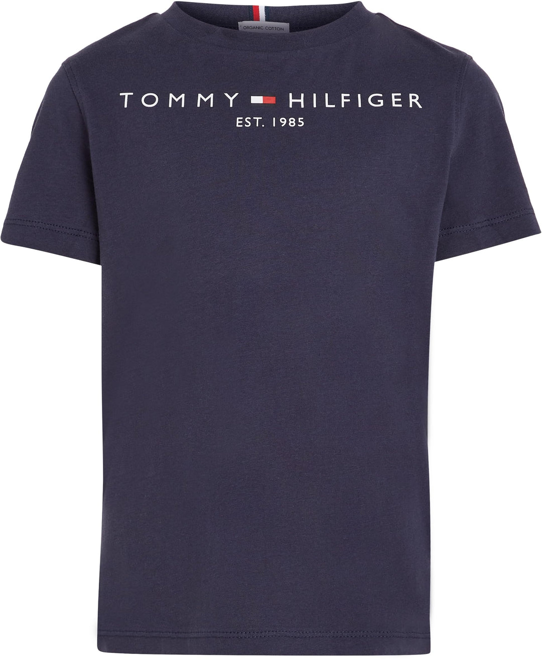 Tommy Hilfiger Kinder Unisex T-Shirt Kurzarm Essential Tee Rundhalsausschnitt 4 Jahre Blau (Twilight