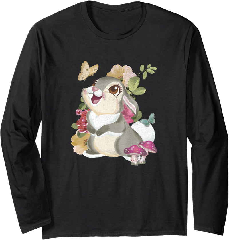 Disney Bambi Thumper Surrounded By Butterflies Langarmshirt