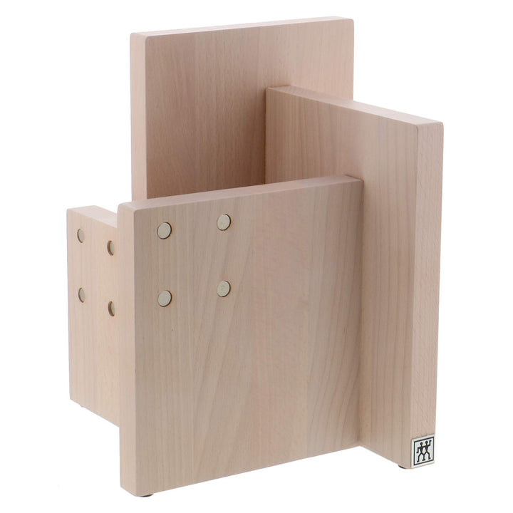 Zwilling 35103-330 Aufrechter magnetischer Messerblock, Holz, Weiss Weiss/Opulenter Garten Modern, W