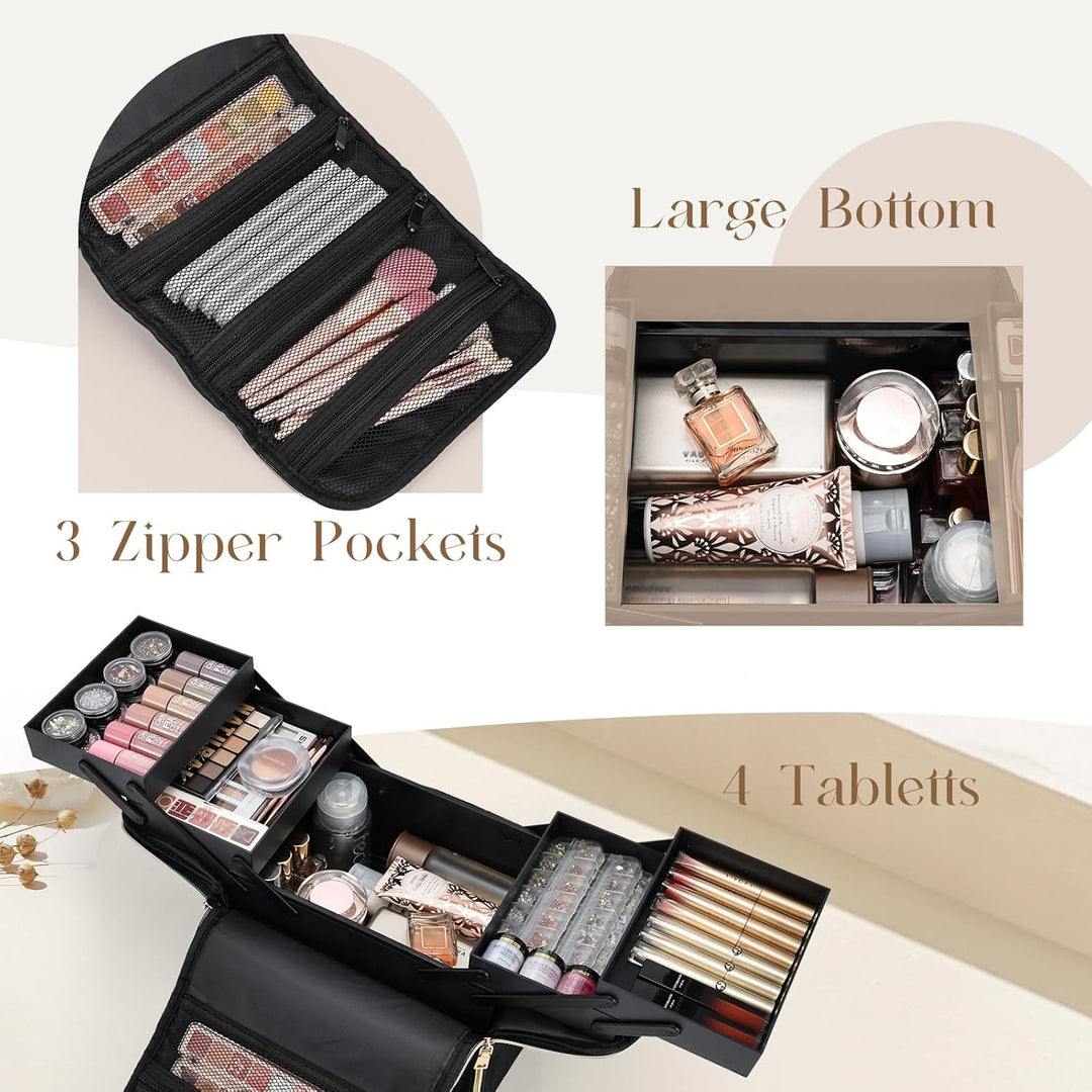 Make up Koffer Kosmetikkoffer Make up Tasche Schminkkoffer Kosmetiktasche Schminktasche Make up Orga