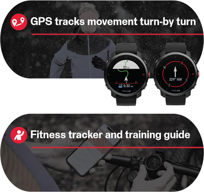 Polar Grit X - Outdoor Multisport GPS Smartwatch - Ultralange Akkulaufzeit, optische Pulsmessung, Mi