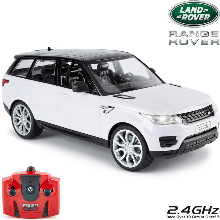 CMJ RC Cars 114GRRW Land Rover Cars Offiziell lizenzierte Fernbedienung Range Sport in 30 cm Grösse