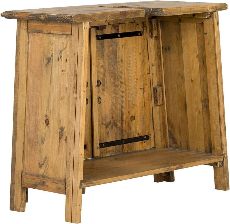Woodkings® Waschbeckenunterschrank Rangun Massivholz Pinie Waschtischunterschrank massiv Badmöbel Ba