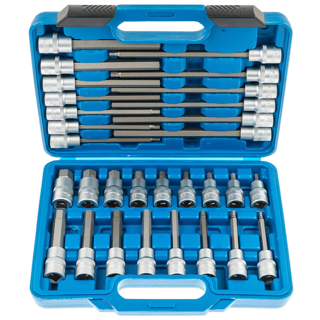 SATRA S-SH3012 Satz Bits Innensechskant Antrieb 12,5mm (1/2") 30 teilig